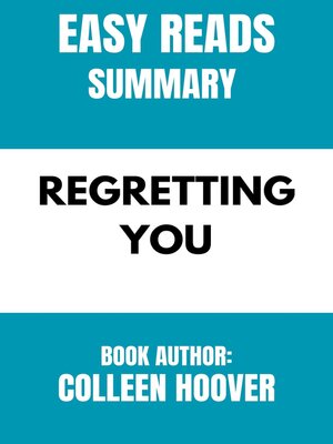 cover image of REGRETTING YOU BY COLLEEN HOOVER